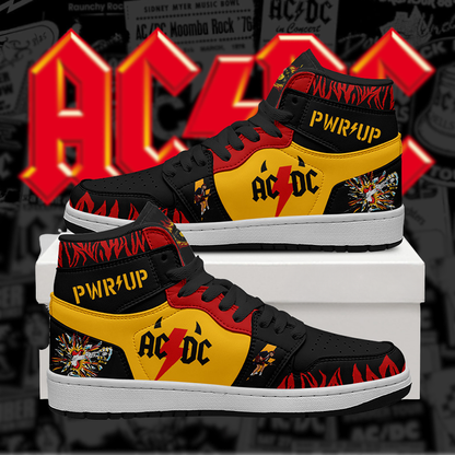 LIMITED EDITION - NEW CUSTOMIZED AC/DC AIR JORDAN SHOES