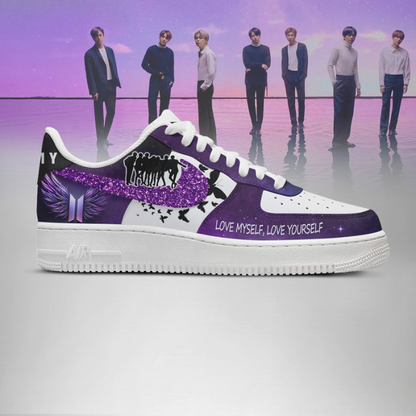 LIMITED EDITION - BTS COMEBACK WORLD TOUR AF1 SHOES