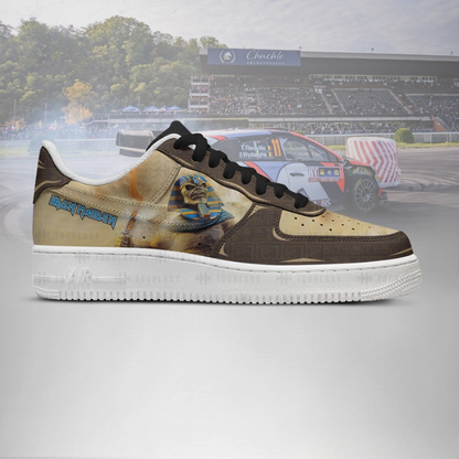 LIMITED EDITION - NEW CUSTOMIZED IRON MAIDEN AF1 SHOES
