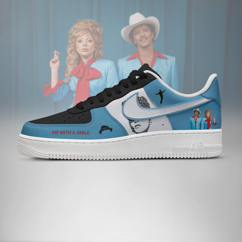 LIMITED EDITION - NEW CUSTOMIZED BRUNO MARS AF1 SHOES