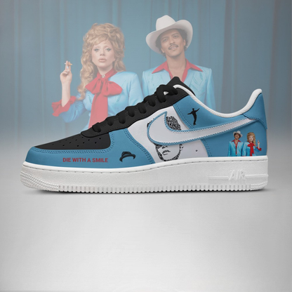 LIMITED EDITION - NEW CUSTOMIZED BRUNO MARS AF1 SHOES