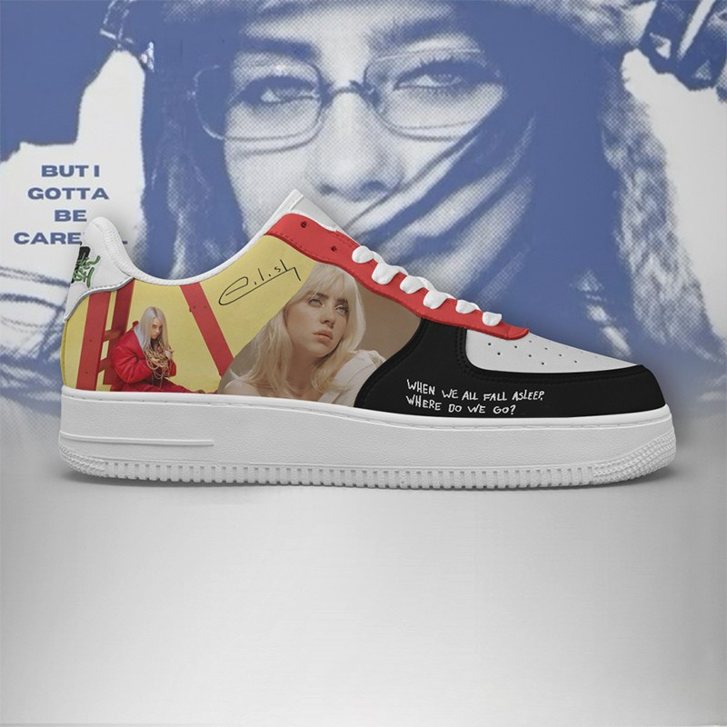 LIMITED EDITION - NEW CUSTOMIZED BILLIE EILISH AF1 SHOES