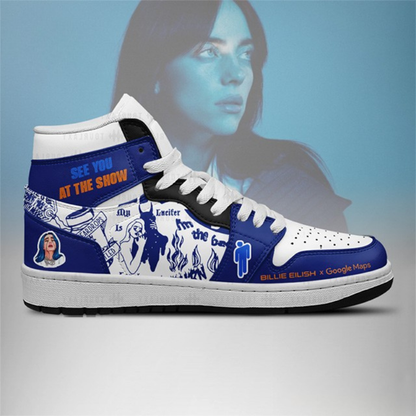 LIMITED EDITION - NEW CUSTOMIZED BILLIE EILISH AIR JORDAN SHOES