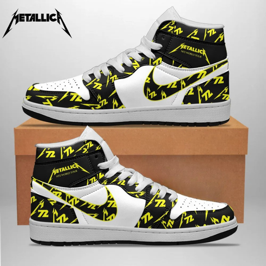 LIMITED EDITION - NEW CUSTOMIZED METALLICA AIR JORDAN SHOES