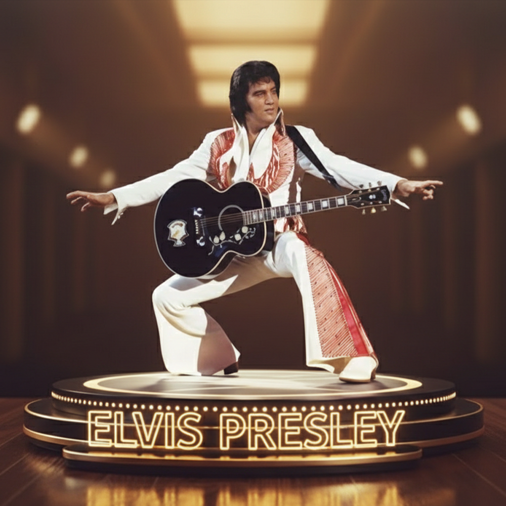 LIMITED EDITION - NEW CUSTOMIZED ELVIS PRESLEY ACRYLIC PLAQUE