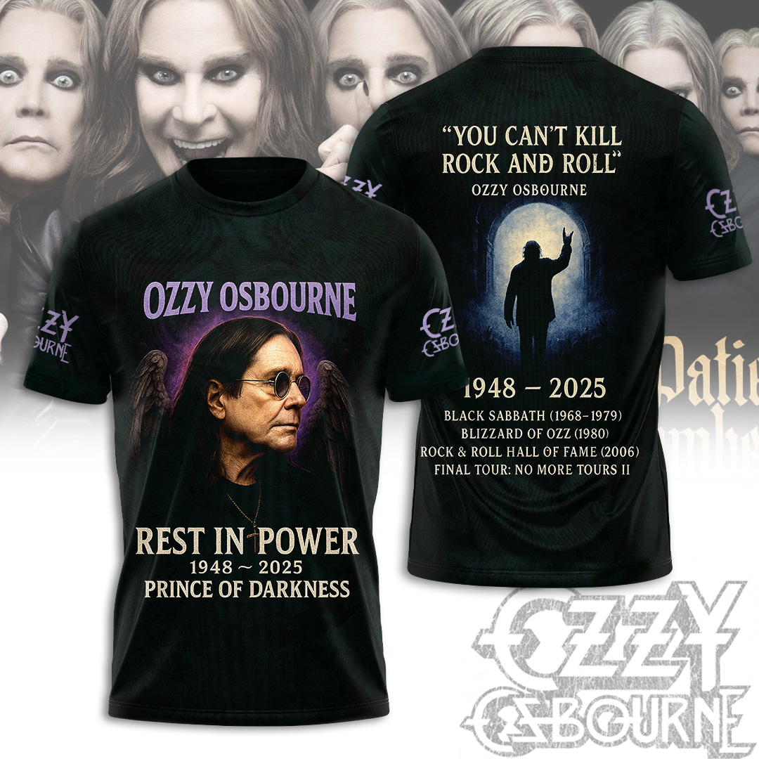 LIMITED EDITION - NEW CUSTOMIZED BLACK SABBATH x OZZY OSBOURNE T-SHIRT, HOODIE, ZIP HOODIE