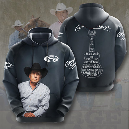 LIMITED EDITION - NEW CUSTOMIZED GEORGE STRAIT T-SHIRT, HOODIE, ZIP HOODIE