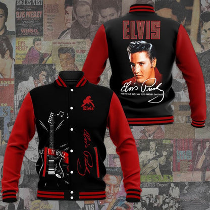 LIMITED EDITION - NEW CUSTOMIZED ELVIS PRESLEY SATIN VARSITY & BASEBALL JACKET