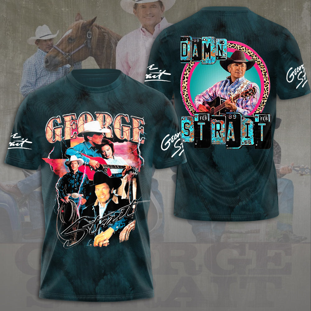 LIMITED EDITION - NEW CUSTOMIZED GEORGE STRAIT T-SHIRT, HOODIE, ZIP HOODIE