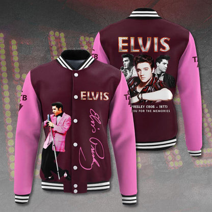 LIMITED EDITION - NEW CUSTOMIZED ELVIS PRESLEY SATIN VARSITY & BASEBALL JACKET