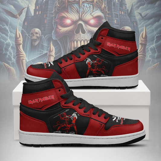 LIMITED EDITION - NEW CUSTOMIZED IRON MAIDEN AIR JORDAN SHOES