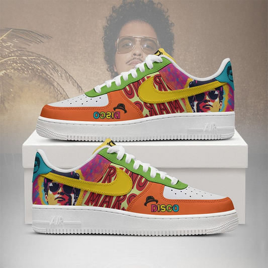 LIMITED EDITION - NEW CUSTOMIZED BRUNO MARS AF1 SHOES