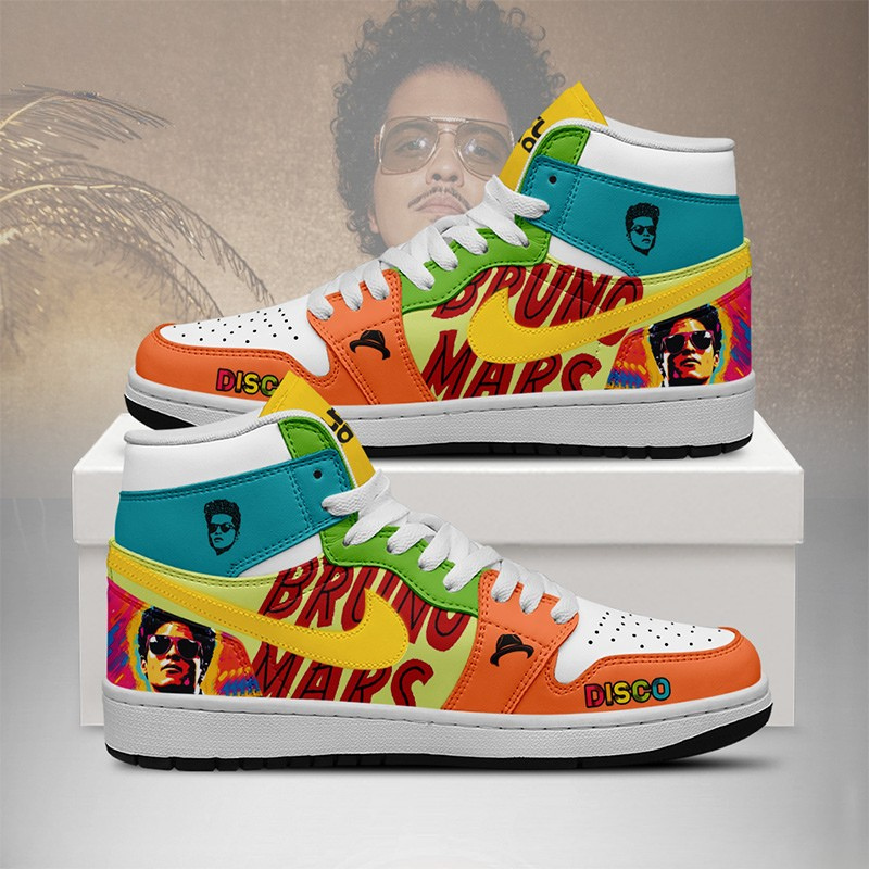 LIMITED EDITION - NEW CUSTOMIZED BRUNO MARS AIR JORDAN SHOES