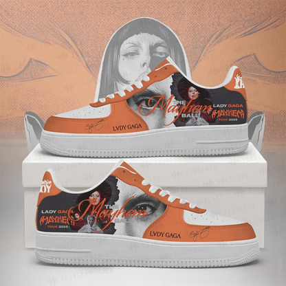 LIMITED EDITION - NEW CUSTOMIZED LADY GAGA AF1 SHOES
