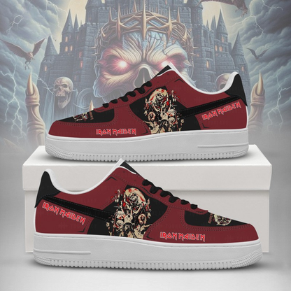 LIMITED EDITION - NEW CUSTOMIZED IRON MAIDEN AF1 SHOES