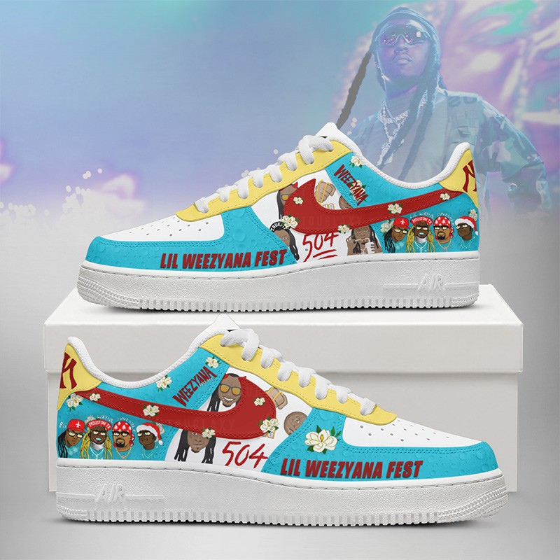 LIMITED EDITION - NEW CUSTOMIZED LIL WAYNE AF1 SHOES