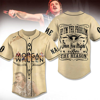 LIMITED EDITION - NEW CUSTOMIZED MORGAN WALLEN BASEBALL JERSEY