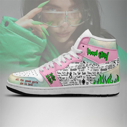 LIMITED EDITION - NEW CUSTOMIZED BILLIE EILISH AIR JORDAN SHOES