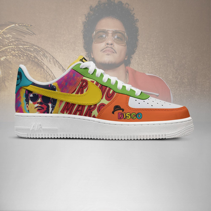 LIMITED EDITION - NEW CUSTOMIZED BRUNO MARS AF1 SHOES