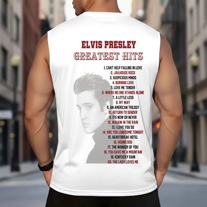 LIMITED EDITION - NEW CUSTOMIZED ELVIS PRESLEY MEN’S GYM SHIRT