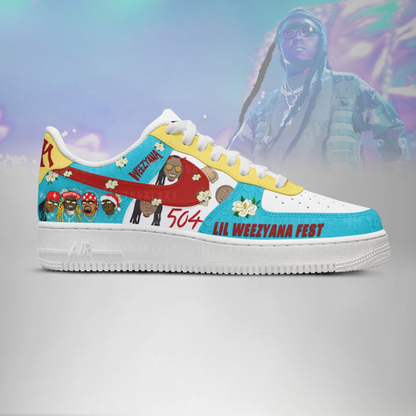 LIMITED EDITION - NEW CUSTOMIZED LIL WAYNE AF1 SHOES
