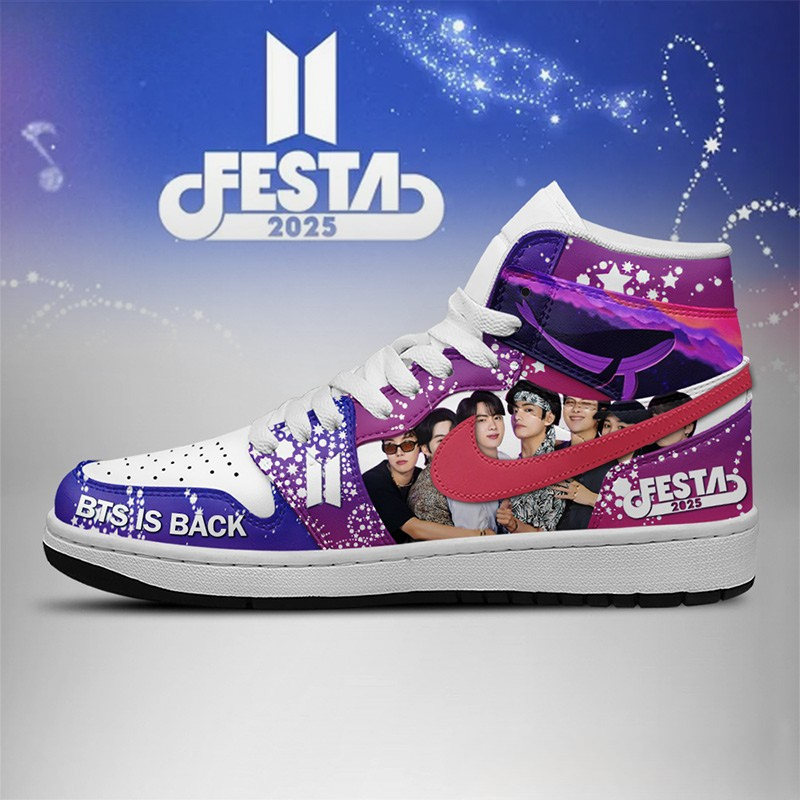 LIMITED EDITION - BTS COMEBACK WORLD TOUR AIR JORDAN SHOES