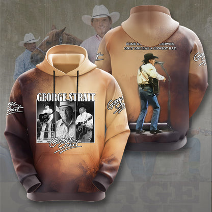 LIMITED EDITION - NEW CUSTOMIZED GEORGE STRAIT T-SHIRT, HOODIE, ZIP HOODIE
