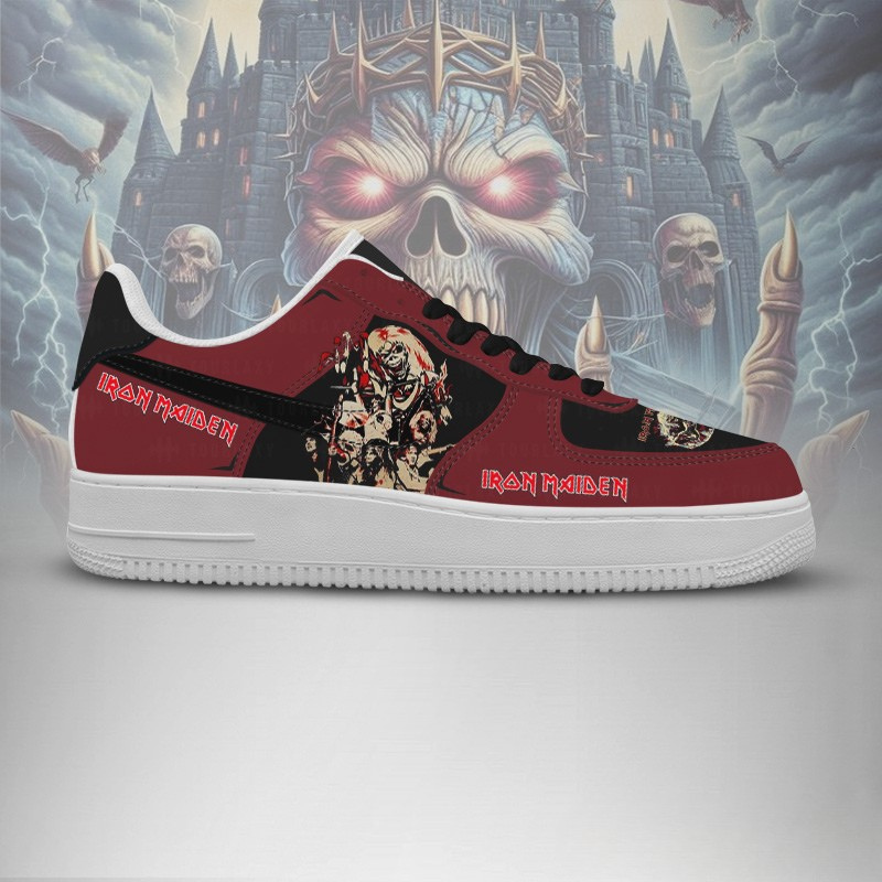 LIMITED EDITION - NEW CUSTOMIZED IRON MAIDEN AF1 SHOES