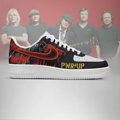 LIMITED EDITION - NEW CUSTOMIZED AC/DC AF1 SHOES