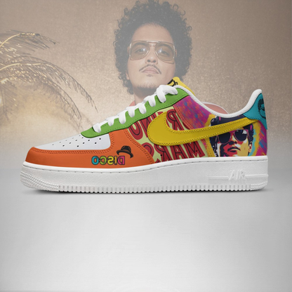LIMITED EDITION - NEW CUSTOMIZED BRUNO MARS AF1 SHOES