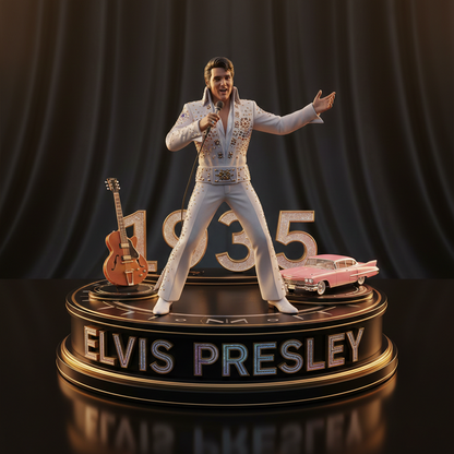 LIMITED EDITION - NEW CUSTOMIZED ELVIS PRESLEY ACRYLIC PLAQUE