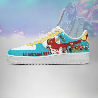 LIMITED EDITION - NEW CUSTOMIZED LIL WAYNE AF1 SHOES