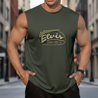 LIMITED EDITION - NEW CUSTOMIZED ELVIS PRESLEY MEN’S GYM SHIRT