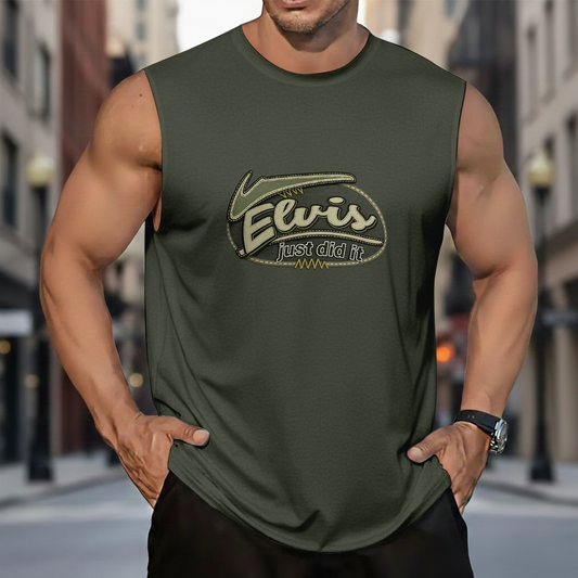 LIMITED EDITION - NEW CUSTOMIZED ELVIS PRESLEY MEN’S GYM SHIRT