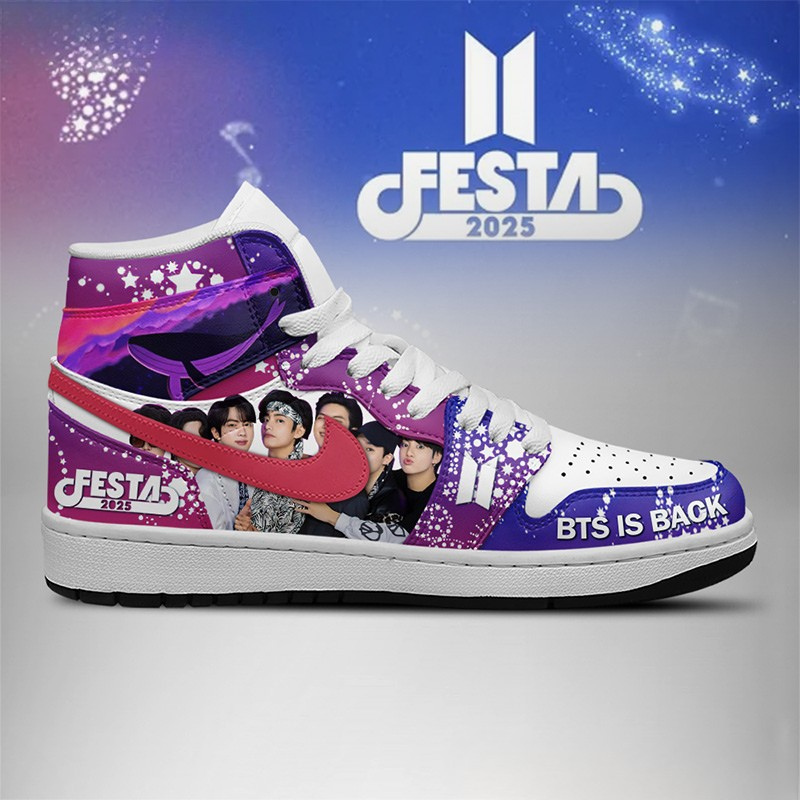 LIMITED EDITION - BTS COMEBACK WORLD TOUR AIR JORDAN SHOES