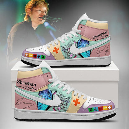 NEW PREMIUM ED SHEERAN UNISEX AIR JORDAN MID SNEAKER
