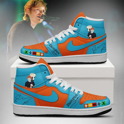 NEW PREMIUM ED SHEERAN UNISEX AIR JORDAN MID SNEAKER