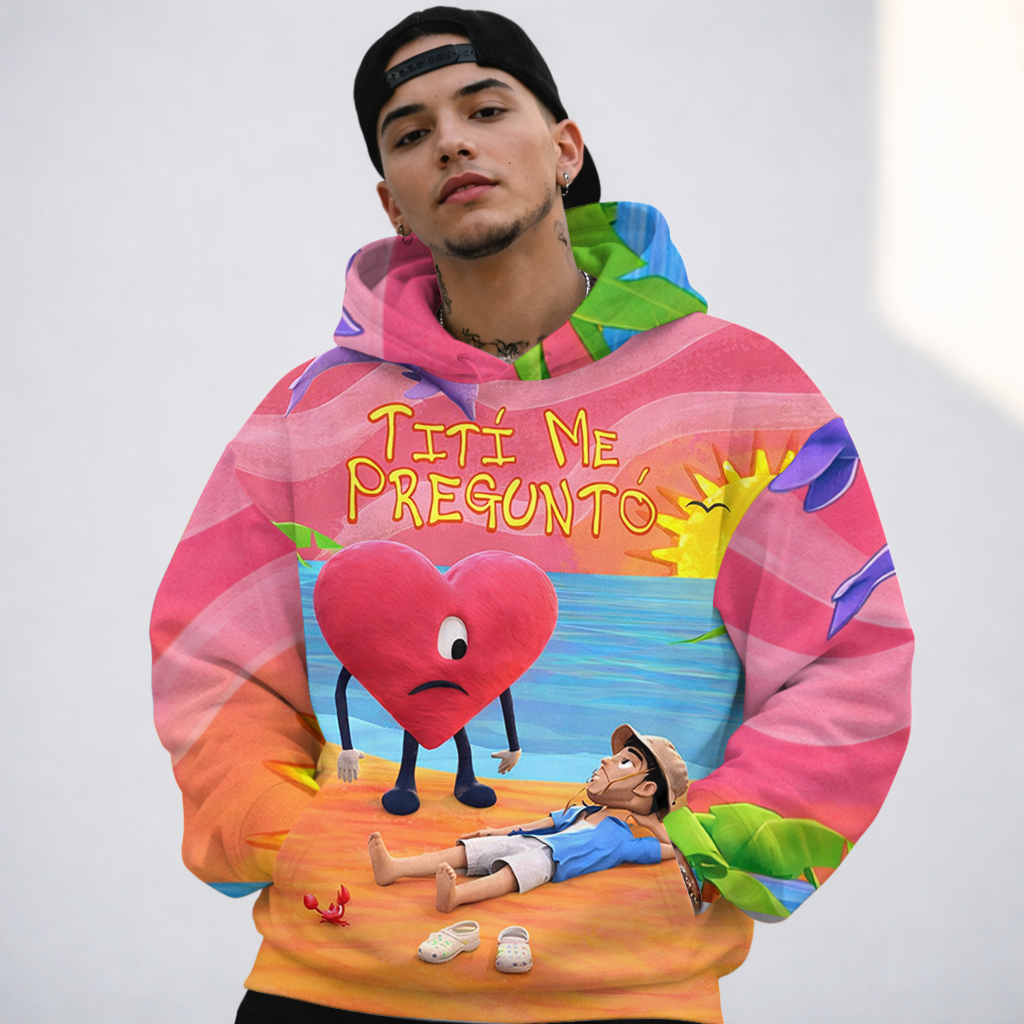 LIMITED EDITION - NEW CUSTOMIZED BAD BUNNY T-SHIRT, HOODIE, ZIP HOODIE