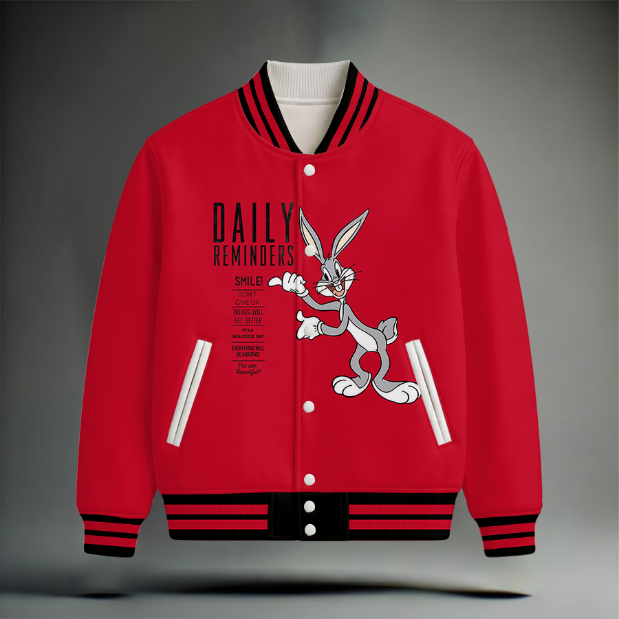 LIMITED EDITION - NEW CUSTOMIZED BUGS SATIN VARSITY & BASEBALL JACKET