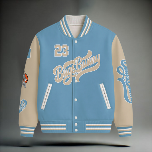 LIMITED EDITION - NEW CUSTOMIZED BUGS SATIN VARSITY & BASEBALL JACKET