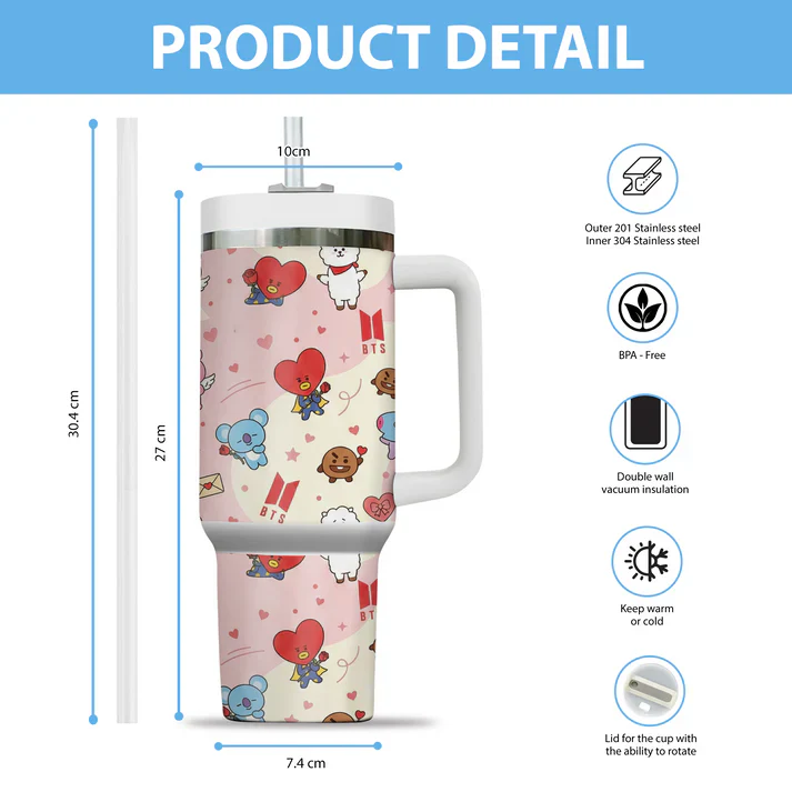 LIMITED EDITION - BTS COMEBACK WORLD TOUR TUMBLER CUP