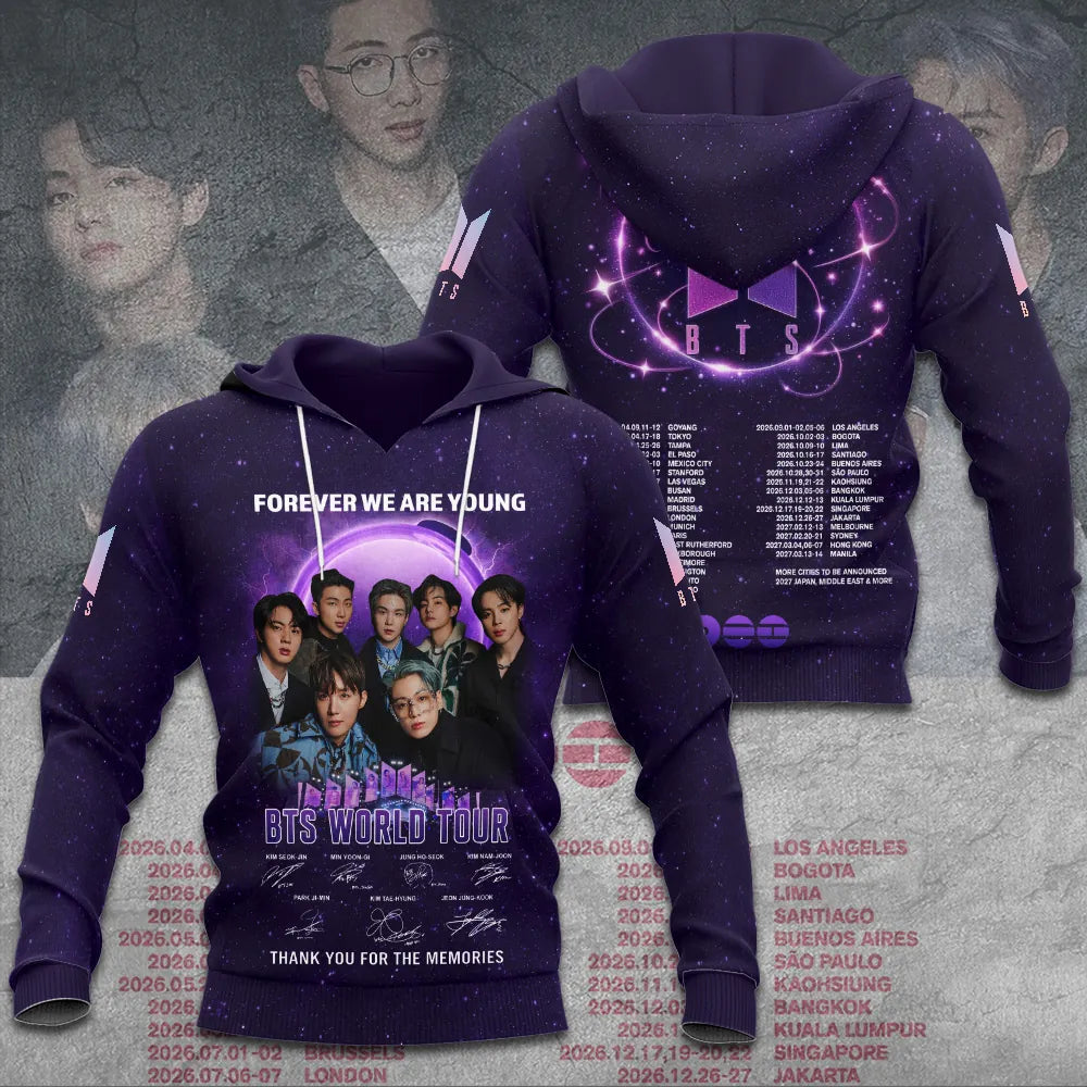 LIMITED EDITION - BTS COMEBACK WORLD TOUR APPAREL