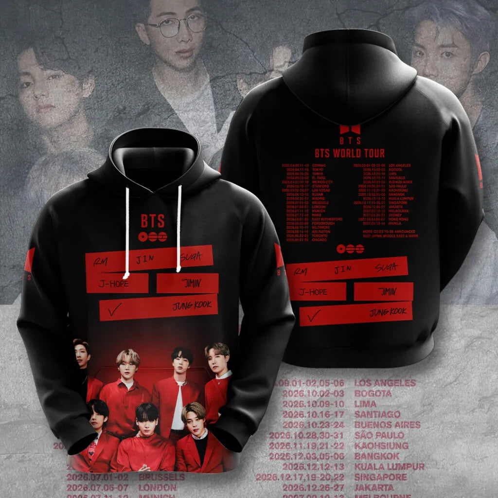 LIMITED EDITION - BTS COMEBACK WORLD TOUR APPAREL