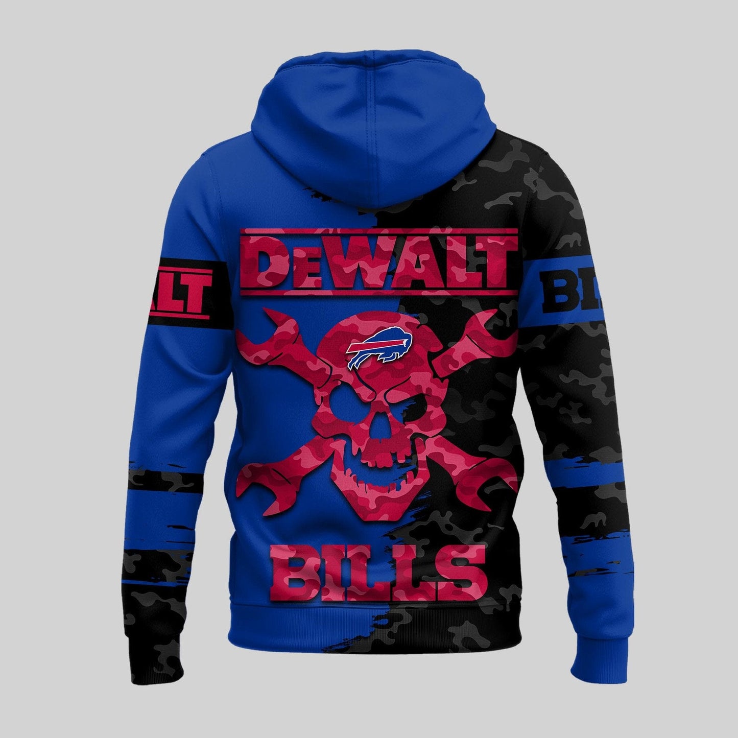 LIMITED EDITION - NEW CUSTOMIZED NFL03 BFB BUFFALO BILLS DEWALT UNISEX T-SHIRT, POLO, HOODIE & JACKETS