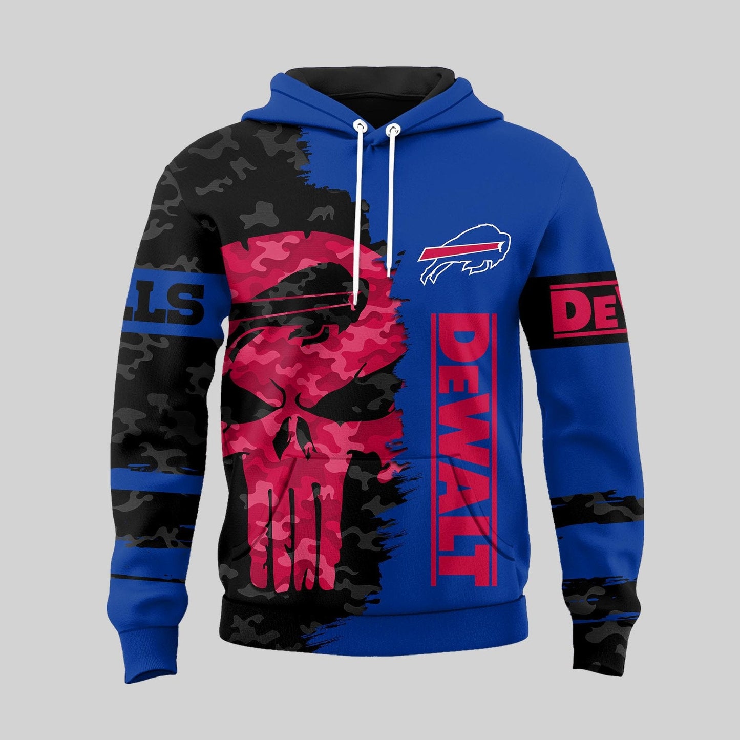 LIMITED EDITION - NEW CUSTOMIZED NFL03 BFB BUFFALO BILLS DEWALT UNISEX T-SHIRT, POLO, HOODIE & JACKETS