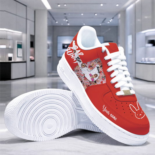 LIMITED EDITION - NEW CUSTOMIZED BAD BUNNY AF1 SHOES