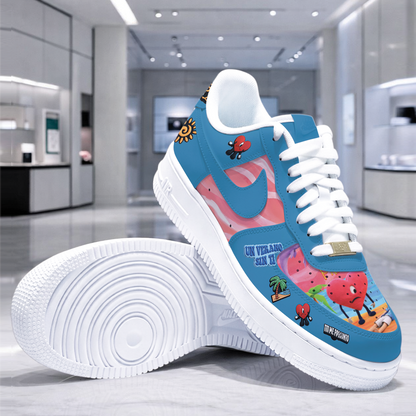 LIMITED EDITION - NEW CUSTOMIZED BAD BUNNY AF1 SHOES