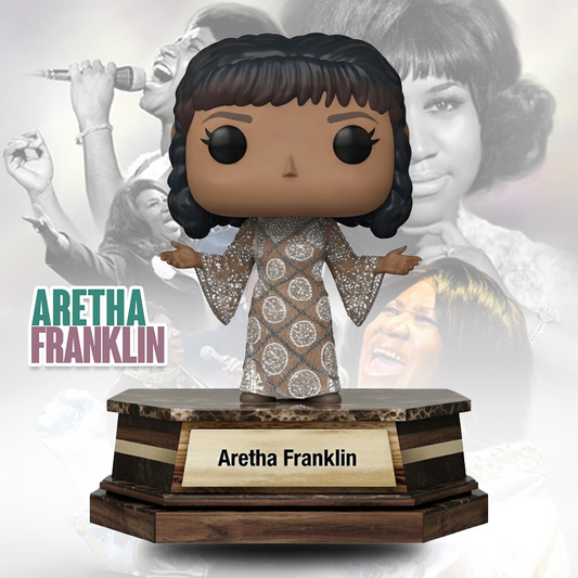 LIMITED EDITION - NEW CUSTOMIZED ARETHA FRANKLIN ACRYLIC PLAQUE