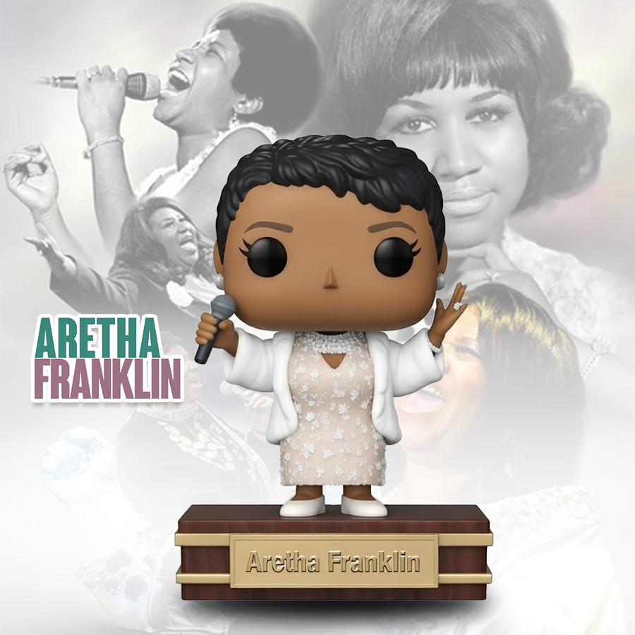 LIMITED EDITION - NEW CUSTOMIZED ARETHA FRANKLIN ACRYLIC PLAQUE