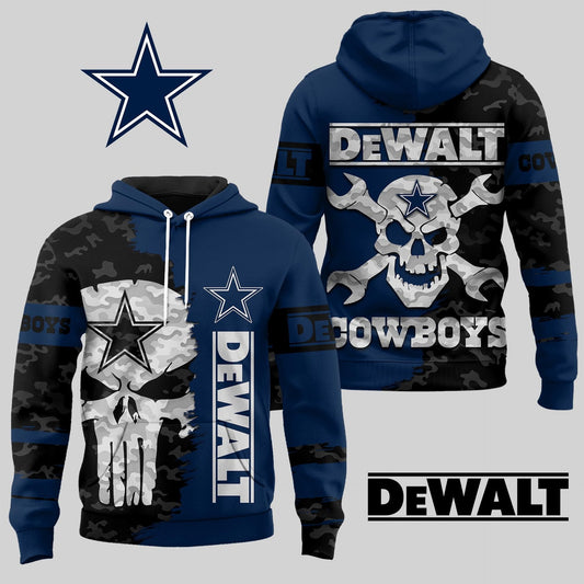LIMITED EDITION - NEW CUSTOMIZED NFL21 DCB DALLAS COWBOYS DEWALT UNISEX T-SHIRT, POLO, HOODIE & JACKETS